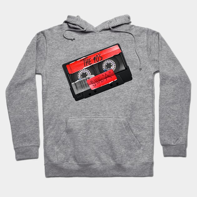 The 90s, Side A Hoodie by Seaside Designs